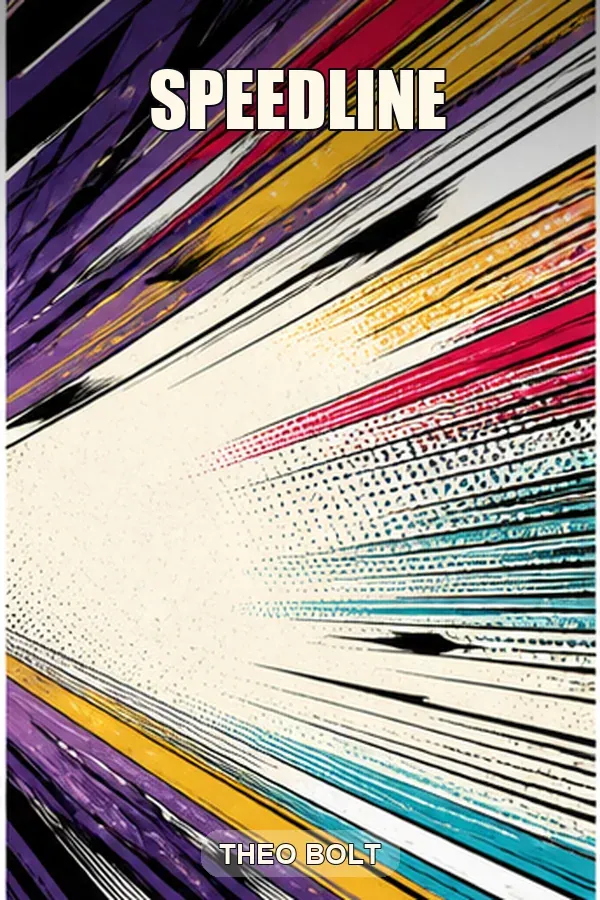 Speedline comic book cover example from the Comic Book Cover Generator gallery