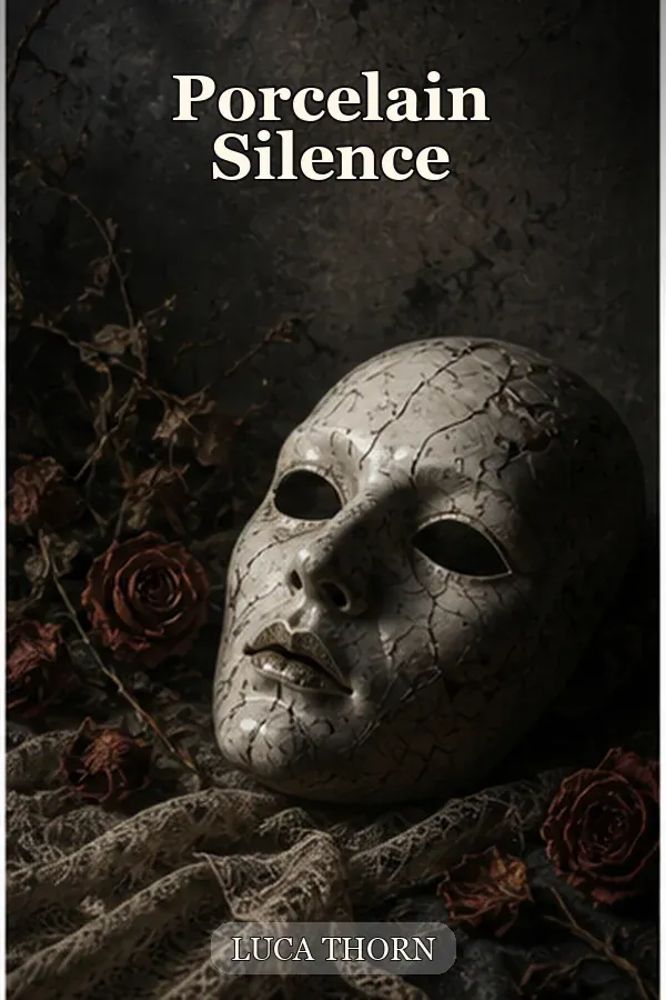 Porcelain Silence horror book cover example from the horror book cover generator gallery