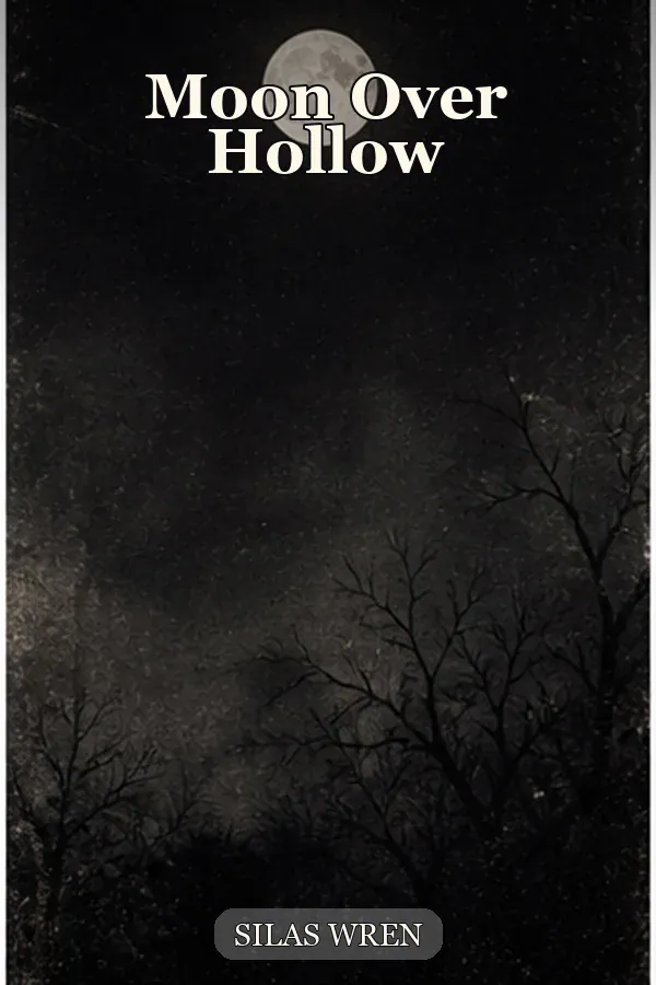 Moon Over Hollow horror book cover example from the horror book cover generator gallery