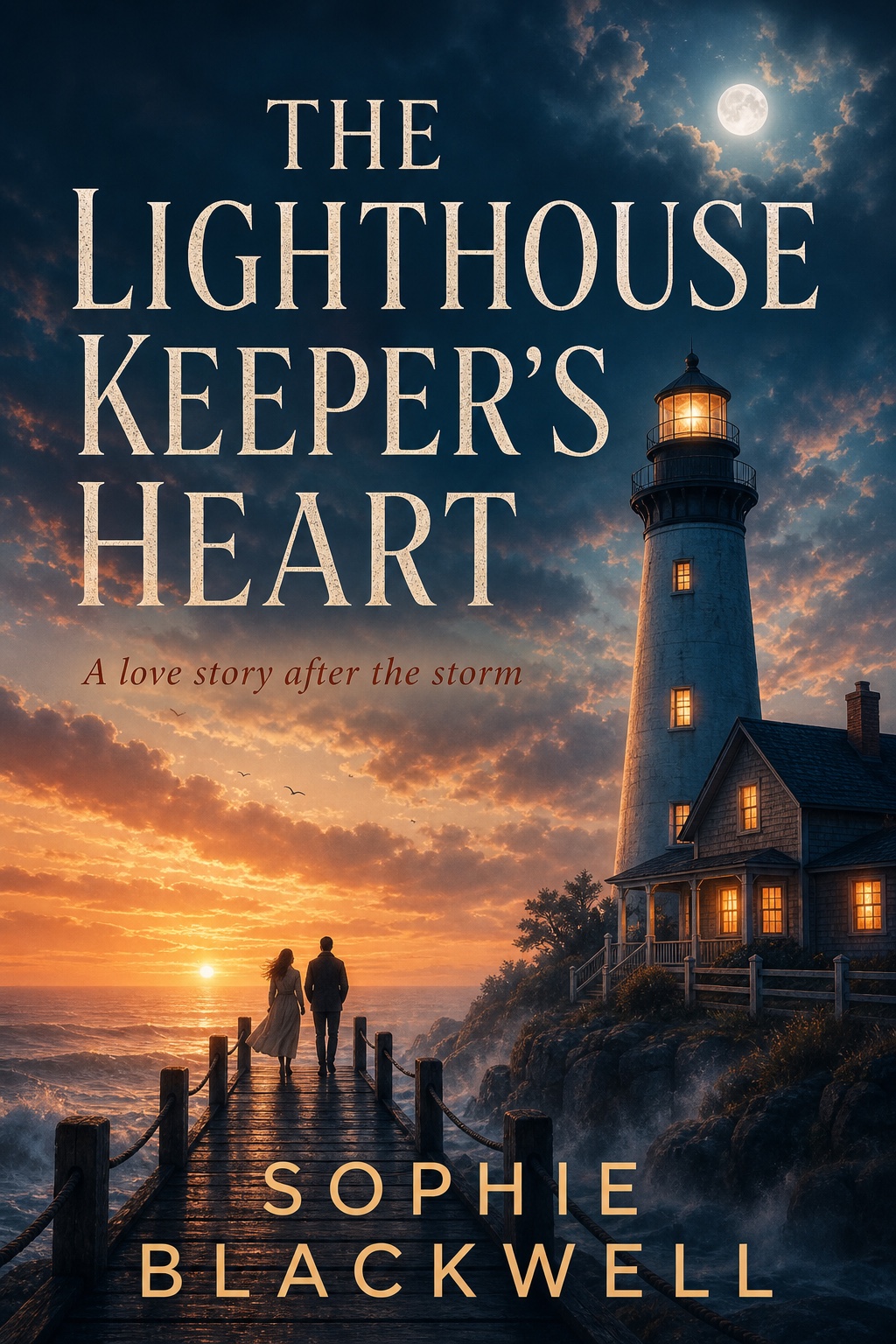 The Lighthouse Keeper's Heart front cover sample